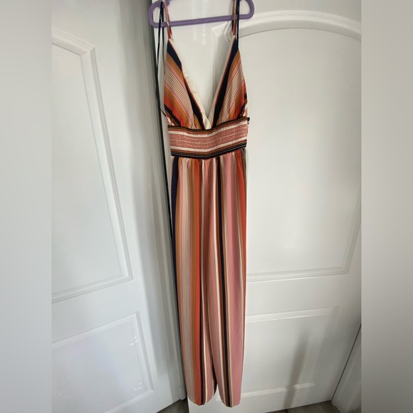 Stripped multi color jumpsuit - Picture 2 of 10